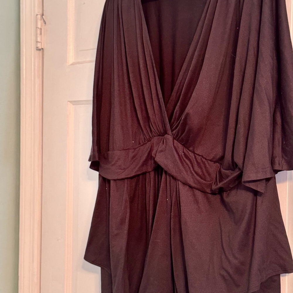 Kiyonna Classic Black Blouse - Picture 3 of 4